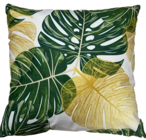 monstera poszewka 40x40 drukowana z miękkiego weluru 2 sztuki F0179