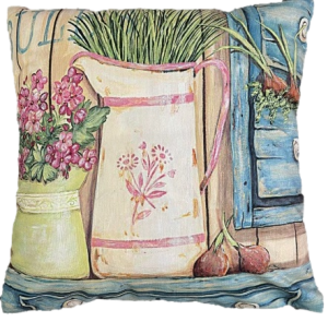 dzbanek poszewka 40x40 drukowana z miękkiego weluru 2 sztuki F5830