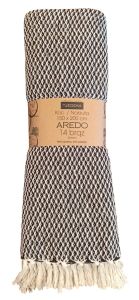 brązowy koc AREDO 150x200 JEDEKA