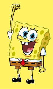 ręcznik bawełniany dla dzieci 30x50 SPONGEBOB
