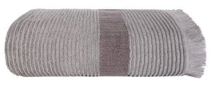 szary ręcznik kąpielowy fala 500 G/M2 FARO
