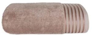 taupe ręcznik kąpielowy vela z modalem 550 G/M2 FARO