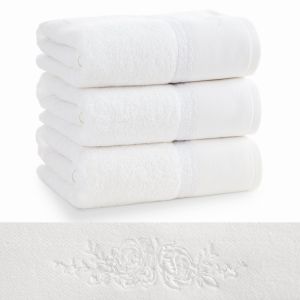 biały ręcznik kąpielowy SISI 500 G/M2 EUROFIRANY