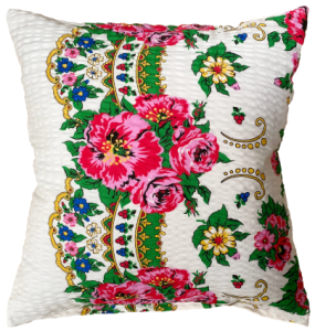 pościel kora bawełniana góralska 160x200 HALKA BIAŁA PREMIUM