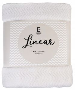 kremowy koc LINEAR 150x200 ESSEX