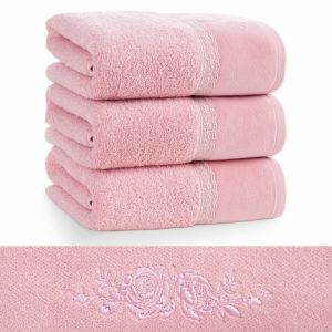 różowy ręcznik kąpielowy SISI 500 G/M2 EUROFIRANY