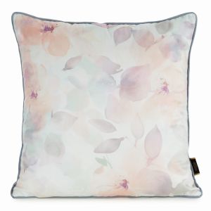 biało pomarańczowa poszewka velvet 148 dekoracyjna 45x45 EUROFIRANY 