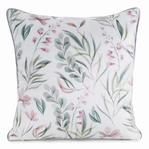 biało zielona poszewka velvet 149 dekoracyjna 45x45 EUROFIRANY 