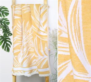 ręcznik plażowy 90x180 JUNGLE SUNNY 215 G/M2 GRENO