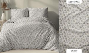 kremowa łączka pościel bawełniana PREMIUM POLSKA 160x200 5196A