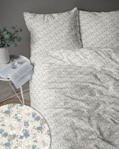 kremowa łączka pościel bawełniana PREMIUM POLSKA 160x200 5194A