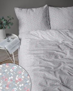 szara łączka pościel bawełniana PREMIUM POLSKA 160x200 5194B
