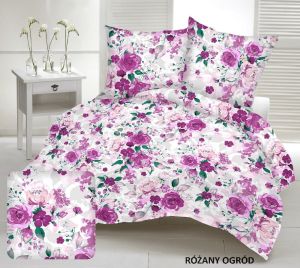 różany ogród pościel bawełniana PREMIUM POLSKA