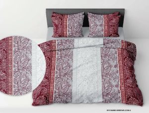 wycinanka bordowa pościel bawełniana PREMIUM POLSKA 160x200