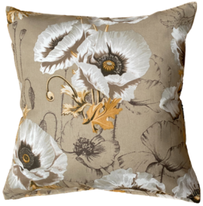 złote maki pościel bawełniana 220x200 PREMIUM POLSKA 