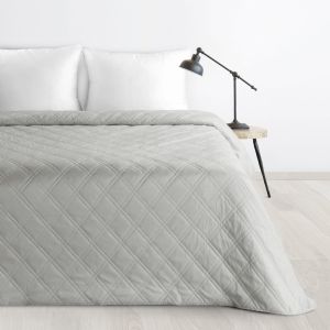 srebrna narzuta na łóżko LUIZ 8 200x220