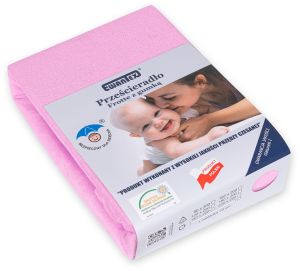 liliowe PRZEŚCIERADŁO FROTTE Z GUMKĄ