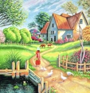 mostek poszewka dekoracyjna gobelin 45x45 IRYS