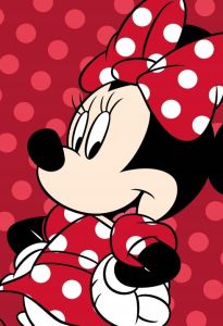 minnie mouse koc dziecięcy 100x150 JERRY FABRICS