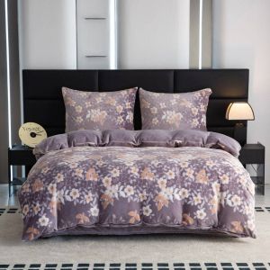 kwiaty pościel z mikrofibry miś plusz z wytłaczanym wzorem SHL 3246