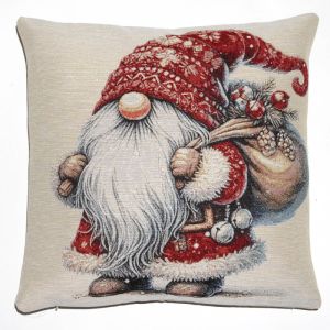 skrzat z workiem poszewka dekoracyjna gobelin 45x45 IRYS