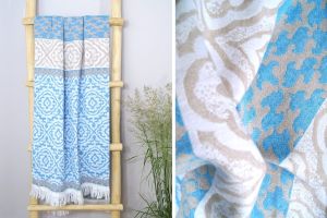 ręcznik plażowy 90x180 CAPRI 215 G/M2 GRENO