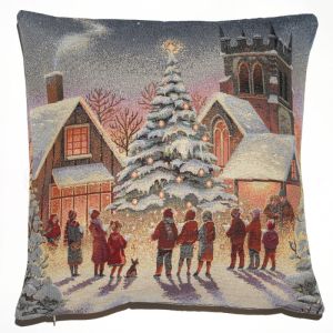 przy kościele A poszewka dekoracyjna gobelin 45x45 IRYS