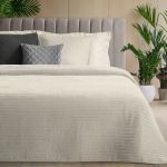 kremowa narzuta na łóżko 170x210 GLORI EUROFIRANY