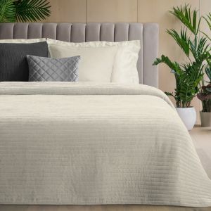 kremowa narzuta na łóżko 170x210 GLORI EUROFIRANY