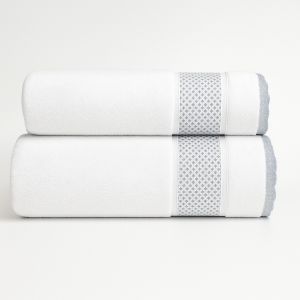 biały ręcznik kąpielowy MONACO 500 G/M2 LEGS