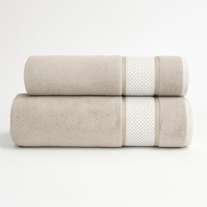 szaro beżowy ręcznik kąpielowy MONACO 500 G/M2 LEGS