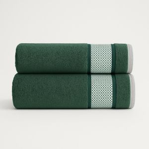 zielony ręcznik kąpielowy MONACO 500 G/M2 LEGS