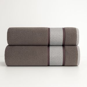 ciemno szary ręcznik kąpielowy MONACO 500 G/M2 LEGS