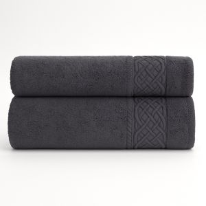 grafitowy ręcznik kąpielowy SYDNEY 500 G/M2 LEGS