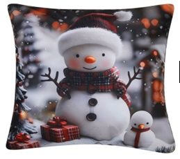 bałwan poszewka świąteczna 989 42x42 MESA