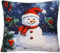 bałwan poszewka świąteczna 978 42x42 MESA