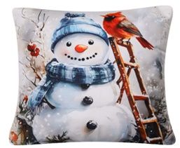 bałwan poszewka świąteczna 972 42x42 MESA