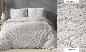 beżowa pościel bawełniana 220x200 5184C PREMIUM POLSKA