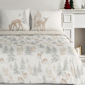 sarenki pościel świąteczna bawełniana FAWN EUROFIRANY