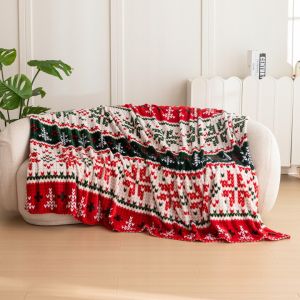śnieżynka koc świąteczny 160x200 COTTON WORLD KJS-110