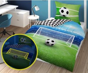 piłka ŚWIECĄCA pościel bawełniana młodzieżowa 3855A