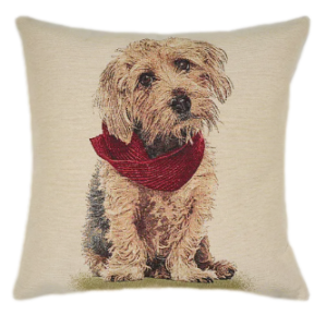 pies poszewka dekoracyjna gobelin 42x42