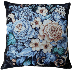 kwiaty poszewka dekoracyjna gobelin 42x42