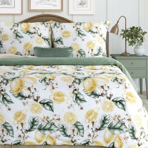 pościel satyna bawełniana w cytryny SPRING 91 EUROFIRANY