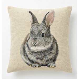 króliczek poszewka dekoracyjna gobelin 45x45 IRYS
