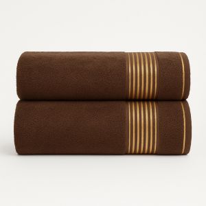 brązowy ręcznik kąpielowy MONTREAL 400 G/M2 LEGS
