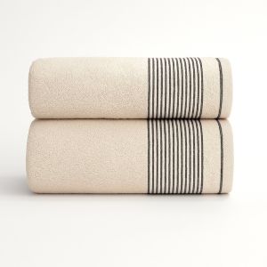 kremowy ręcznik kąpielowy PORTLAND 420 G/M2 LEGS