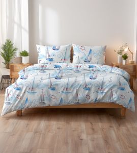 pościel kora bawełniana ŻAGLÓWKI PREMIUM POLSKA