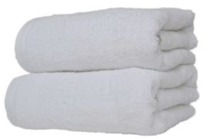 biały ręcznik kąpielowy gładki RUBIN 500g/m2 