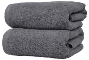 szary ręcznik kąpielowy gładki RUBIN 500g/m2